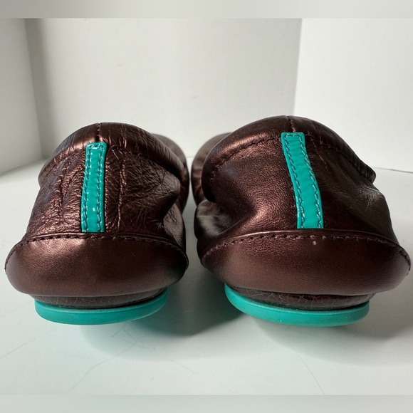 Tieks Gavrieli Size 7 Leather Ballet Flats Slip On Shoes Raspberry Truffle RARE! - Picture 8 of 11